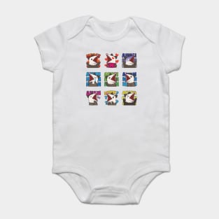 Opossumoji Overload: Scream Edition Baby Bodysuit